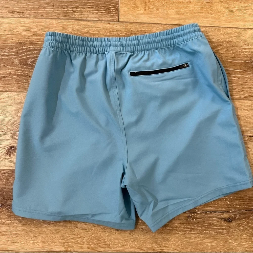 OuterKnown Men’s Nomadic Volley Sky Blue Versatile Swim Shorts Sz S NWT
